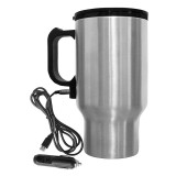 Cumpara ieftin Termos Cana Auto cu Fierbator Incalzitor 450ml, Adaptor Bricheta, Otel Inoxidabil, 12/24V