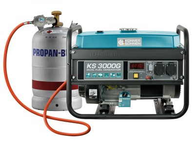 Generator monofazat pe gaz benzina Konner Sohnen KS 3000G foto