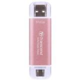 SSD 512GB External SSD USB 3.0 Type C/A Pink