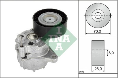 INA 534 0481 10 Intinzator curea, curea distributie foto
