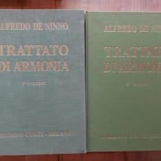 Trattato di armonio Alfredo de Ninno 2 volume
