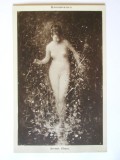 Rara! Nicolae Grigorescu:Spre baie,nud,carte postala necircirculata colectia C.Sfetea anii 20