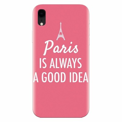 Husa silicon pentru Apple Iphone XR, Paris Is Always A Good Idea foto