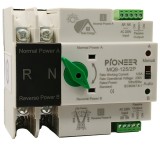 Comutator de Transfer Automat de Putere, 2P 125A ATS, Sina DIN pentru Panouri Fotovoltaice