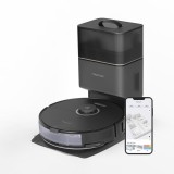Cumpara ieftin Robot aspirator &amp; mop &amp; statie de golire Roborock S8 Plus S8P52-00, RESIGILAT, GARANTIE 1 AN 50W, 5200 mAh, 6000Pa, autonomie 180 min, recipient praf