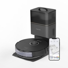 Robot aspirator &amp; mop &amp; statie de golire Roborock S8 Plus S8P52-00, RESIGILAT, GARANTIE 1 AN 50W, 5200 mAh, 6000Pa, autonomie 180 min, recipient praf