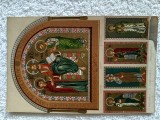 CARTE POSTALA , circulata ,corespondenta Italia -Romania Regala , cu timbru
