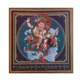 Abtibild feng shui zeul bogatiei dzambhala jhambala patrat - 11cm, Stonemania Bijou