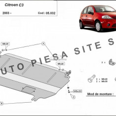 Scut metalic motor Citroen C3 1 I / 2 II fabricat incepand cu 2003 APS-05,032