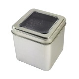 Cumpara ieftin Cutie Ceas Aluminiu Argintie Watchbox WZ4773, 8cm, Protectie si Expozare, Interior Burete