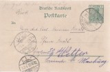 Germania (Deutsches Reich) cca. 1900&ndash;1901 - Carte Poștală "Germania / Reichspost" 5 Pfennig - Cod: -OD1