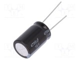 Condensator electrolitic low ESR THT 4700uF 16VDC &Oslash;16x25mm Panasonic