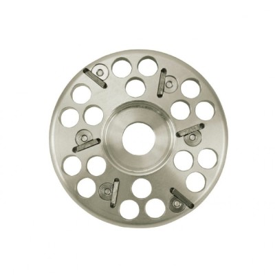 KERBL DISC ABRAZIV PENTRU COPITE DIN ALUMINIU 120MM (CU 6 CUTITE ) foto