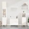 Gossi dulap de baie, alb, 65x33x60 cm, lemn prelucrat