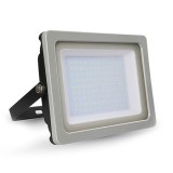 Proiector 100W LED alb 4000K slim gri-negru IP65