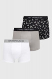 Cumpara ieftin Emporio Armani Underwear boxeri de bumbac 3-pack culoarea alb