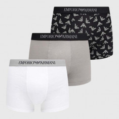 Emporio Armani Underwear boxeri de bumbac 3-pack culoarea alb