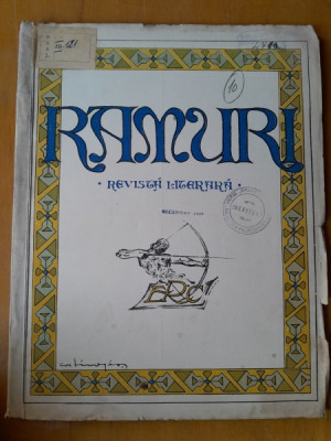 Revista Literara - Ramuri nr.3/1928 foto