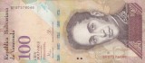 VENEZUELA 100 bolivares 23 iunie 2015 VF+++!!!