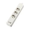 Prelungitor electric 3 prize, 2xUSB C, 1xUSB A, 1.5 m, intrerupator, Gelux