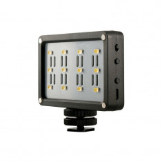 Mini lampa video cu LED portabila , CardLite, 820 Lumen foto