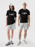 Tricou regular cu imprimeu unisex 4F x Drift Masters - negru, 4F Sportswear