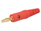 Mufă Banană 4mm 32A Roșie