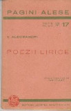 Pagini Alese, Nr. 17. Poezii Lirice - V. Alecsandri