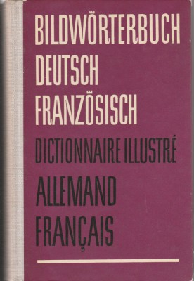 Dictionnaire illustre Alemand- Francais foto