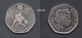 Anglia, Marea Britanie, 2011 50 Pence, Comemorativa, J.O. Londra, Disc