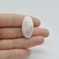 Cabochon scolecit a 30x16x6mm c63