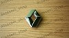 Emblema RENAULT 78mm Nichel, Plastic, Prindere Picioruse - Logo Auto Romb