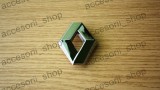 Emblema Renault 78mm Nichel Plastic Fixare Picioruse Logo Romb Piese Auto Caroserie