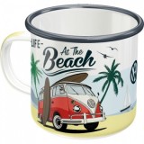 Cana emailata - Volkswagen Bulli Beach, Nostalgic Art Merchandising