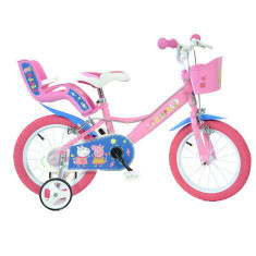 Bicicleta copii 14&amp;#039;&amp;#039; - Purcelusa Peppa PlayLearn Toys foto