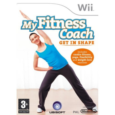 Wii My Fitness Coach yoga,cardio Nintendo Wii classic, mini, Wii U foto