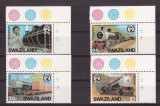 Swaziland 1984 - locomotive, trenuri, serie neuzata