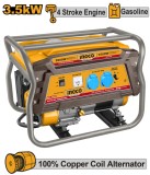 Cumpara ieftin Generator curent electric, 3.5KW, 4 timpi, benzina, Ingco GE35006