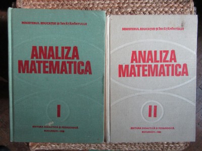 Analiza matematica 2 VOLUME foto