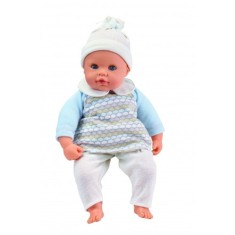Papusa Bebelus Falca cu 2 Schimburi de Pijamale 48 cm foto