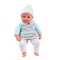 Papusa Bebelus Falca cu 2 Schimburi de Pijamale 48 cm