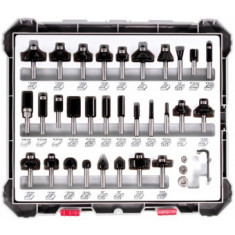 Bosch Set freze de profilat canturi, 30buc, mixte, tij? 8mm - 3165140958066