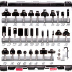 Bosch Set freze de profilat canturi, 30buc, mixte, tij? 8mm - 3165140958066