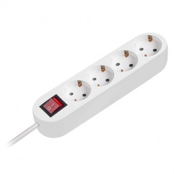 Prelungitor 3x1.5mm 4 prize 10m intrerupator foto