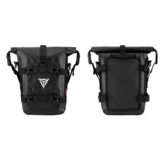 Geantă Moto Impermeabilă cu Capacitate Reglabilă 5-8L, Motowolf, prindere cadru motocicleta, universala, material Plato 500D, Negru
