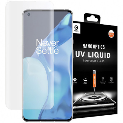 Folie Protectie Ecran Mocolo pentru OnePlus 9 Pro, Sticla securizata, Full Face, Full Glue, UV foto
