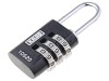 Lacăt cu cifru aluminiu 22mm