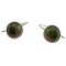 Cercei argint model clasic cu unakit natural 10 MM