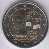 Luxemburg 2 Euro Comemorativ 2022 Drapel UNC - Moneda Aniversare 50 Ani Drapel Luxemburg - Monede Euro