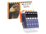 Cumpara ieftin Set 5 rezerve de imprimanta DC Canon CLI-581 XXL - RESIGILAT